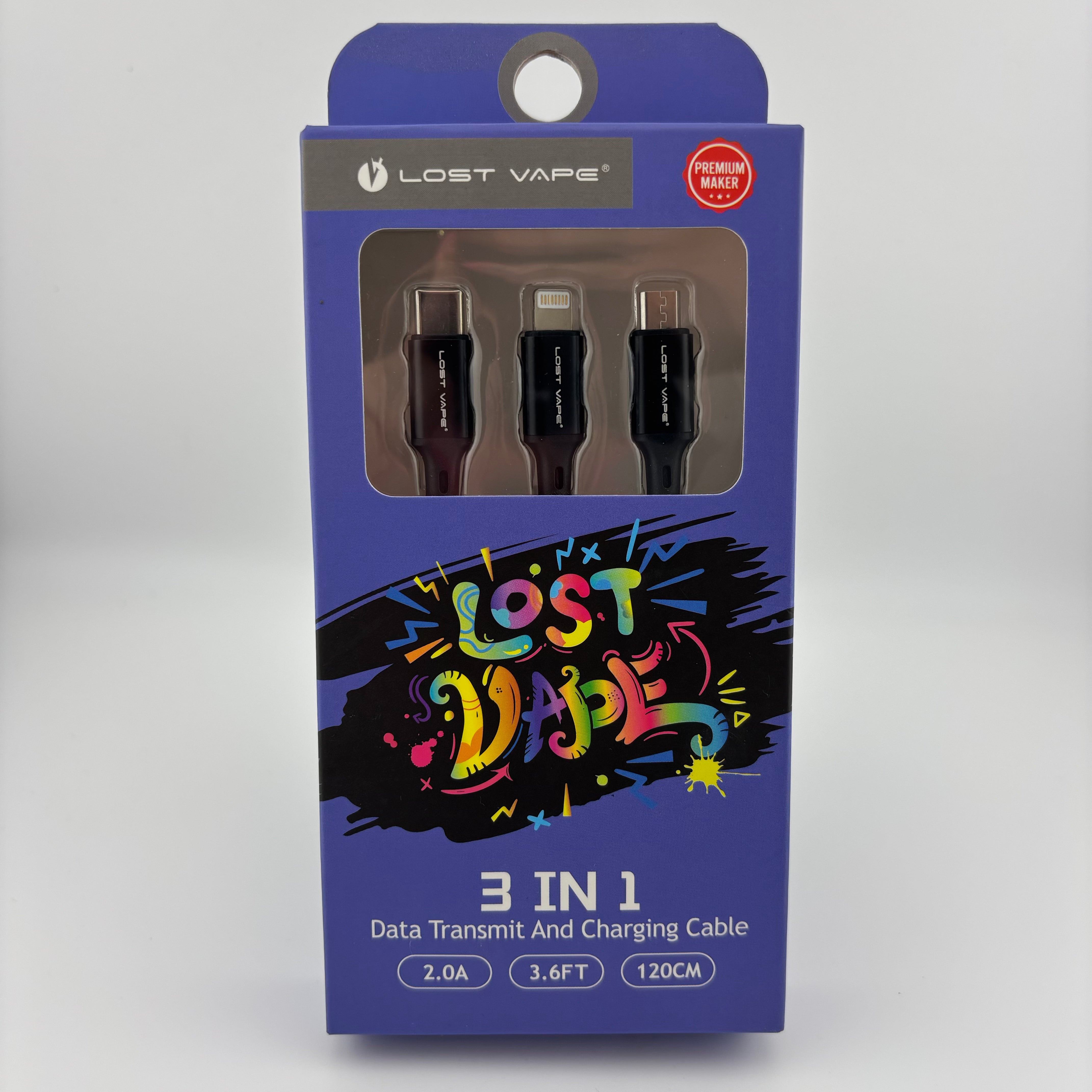 LOST VAPE 3-IN-ONE CHARGER
