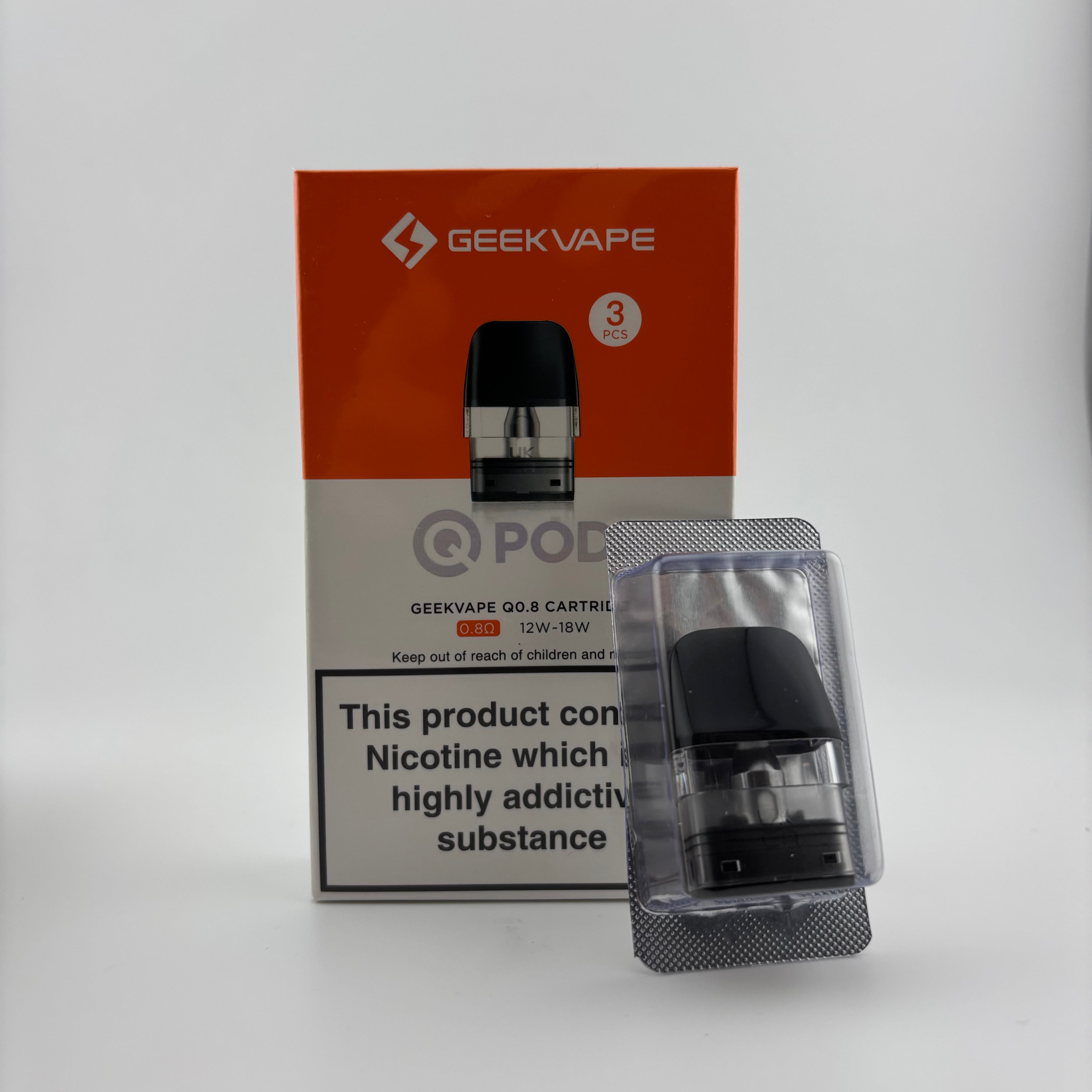 GEEKVAPE Q REPLACEMENT POD- 0.8 ohms (SOLD SEPARATELY)