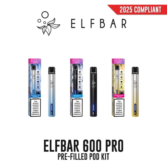 ELF BAR 600 PRO PRE-FILLED VAPE KIT