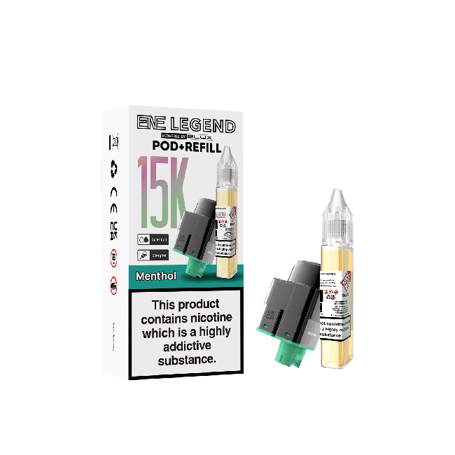 ENE LEGEND 15K BY ELUX PRE-FILLED REPLACEMENT PODS