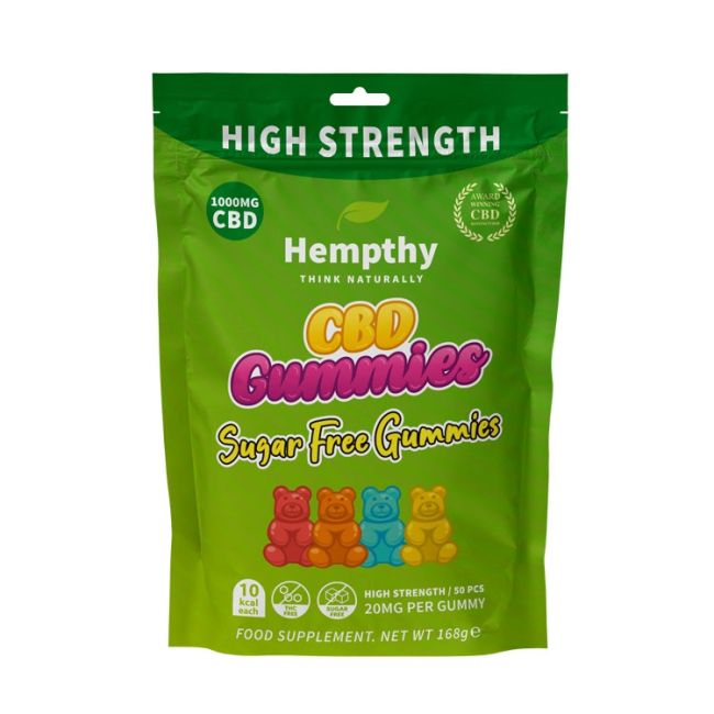 HEMPTHY CBD GUMMIES 1000MG BAG
