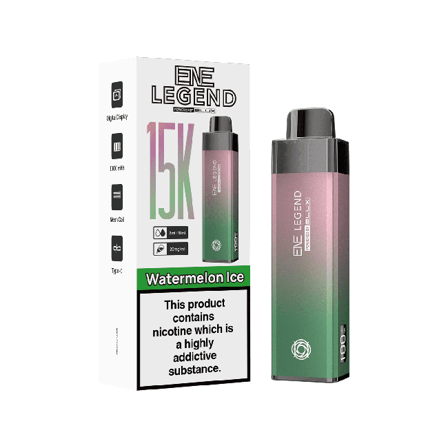 ENE LEGEND 15K BY ELUX PRE-FILLED VAPE KIT