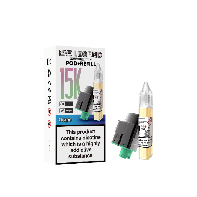 ENE LEGEND 15K BY ELUX PRE-FILLED REPLACEMENT PODS