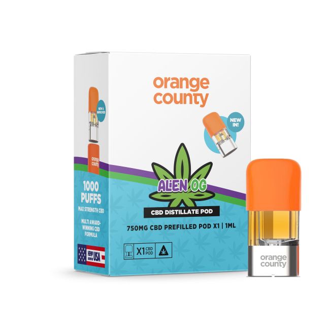 ORANGE COUNTY CBD CALI RANGE 750MG REPLACEMENT CARTRIDGE