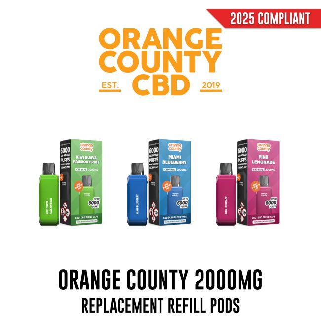 ORANGE COUNTY CBD PRE-FILLED CARTDRIDGE 2000MG