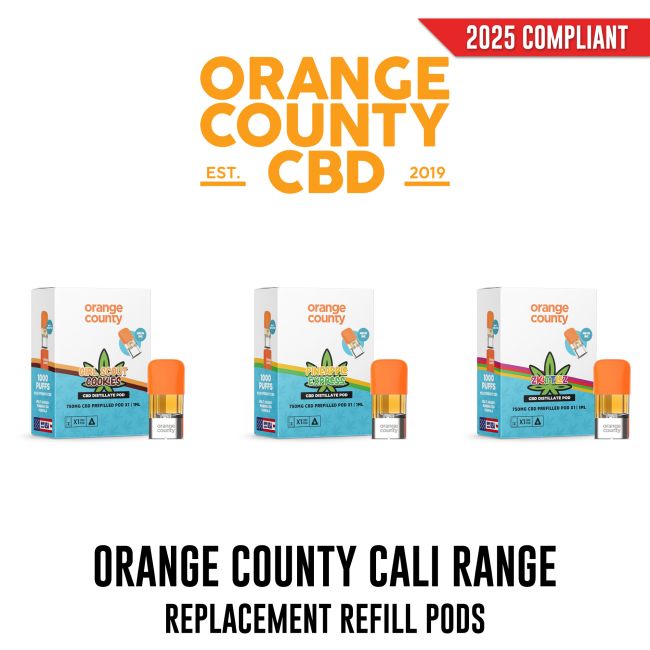 ORANGE COUNTY CBD CALI RANGE 750MG REPLACEMENT CARTRIDGE