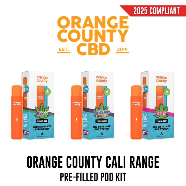ORANGE COUNTY CBD CALI RANGE 750MG PRE-FILLED KIT