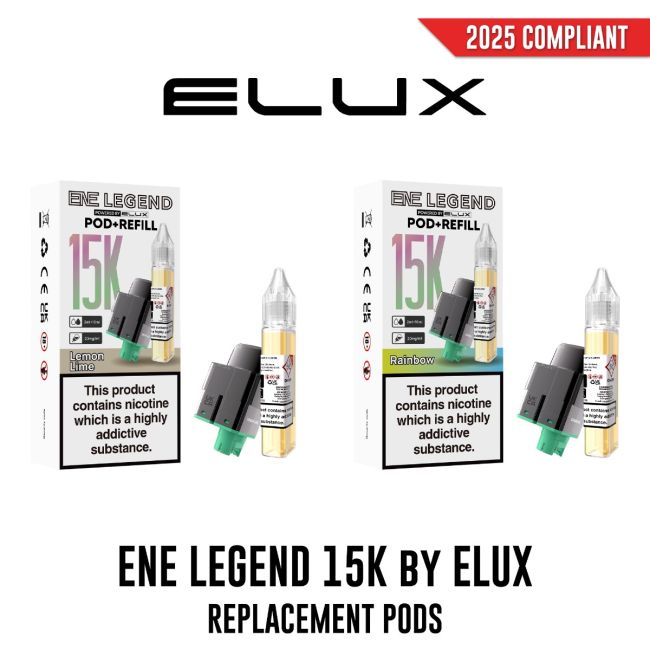 ENE LEGEND 15K BY ELUX PRE-FILLED REPLACEMENT PODS
