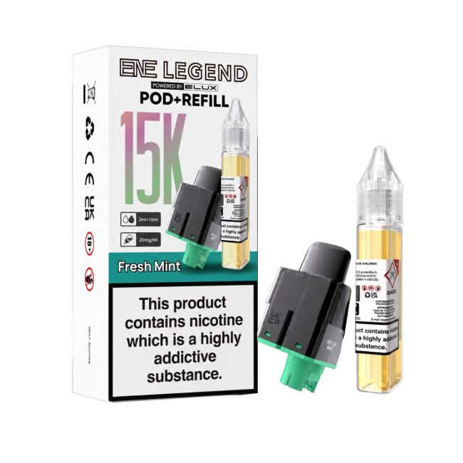 ENE LEGEND 15K BY ELUX PRE-FILLED REPLACEMENT PODS