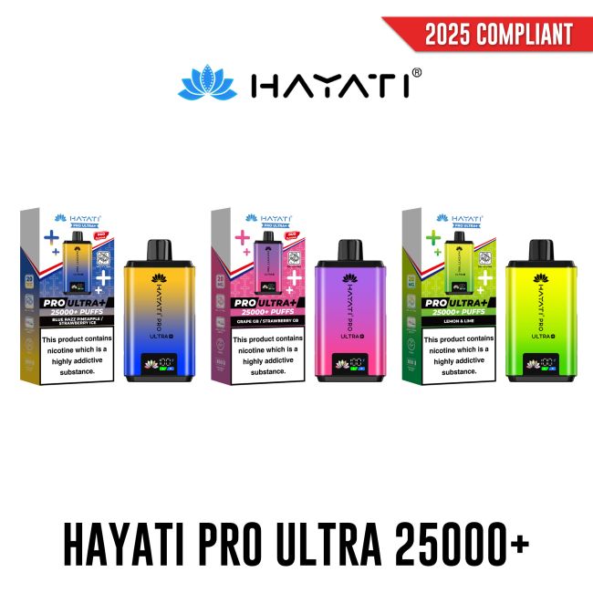 HAYATI PRO ULTRA 25000+ PRE-FILLED VAPE KIT