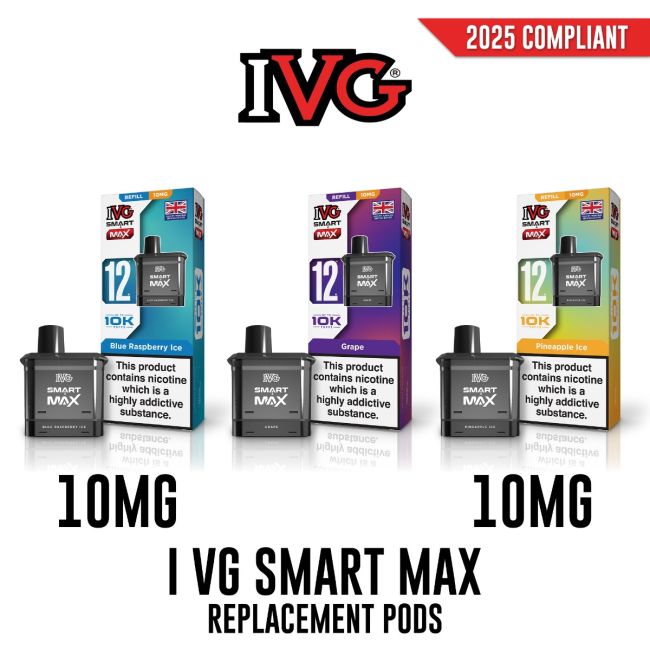 IVG SMART MAX PRE-FILLED REPLACEMENT PODS 10MG