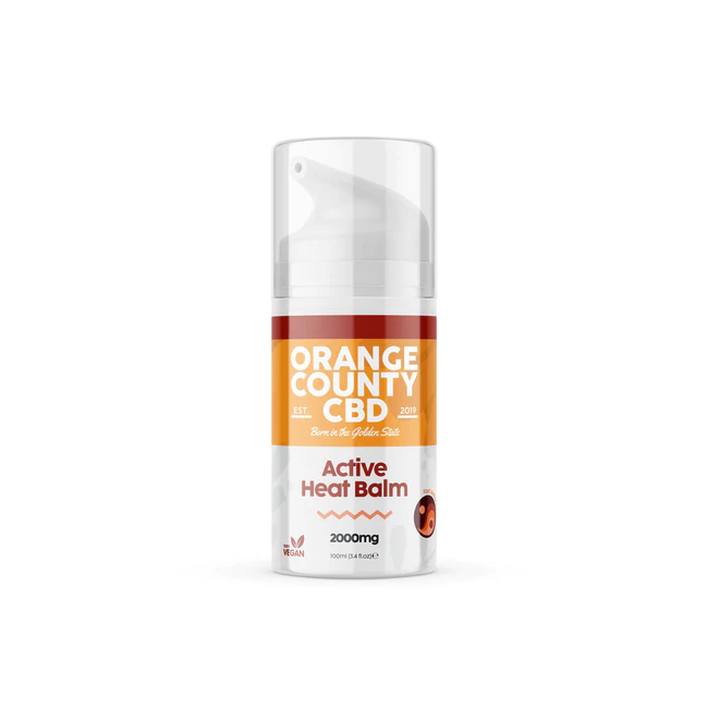 ORANGE COUNTY CBD ACTIVE HEAT MUSCLE BALM