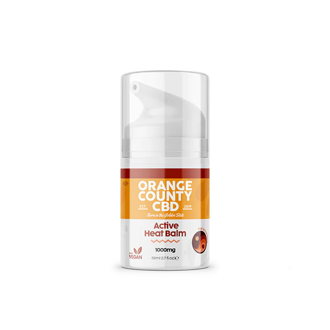 ORANGE COUNTY CBD ACTIVE HEAT MUSCLE BALM
