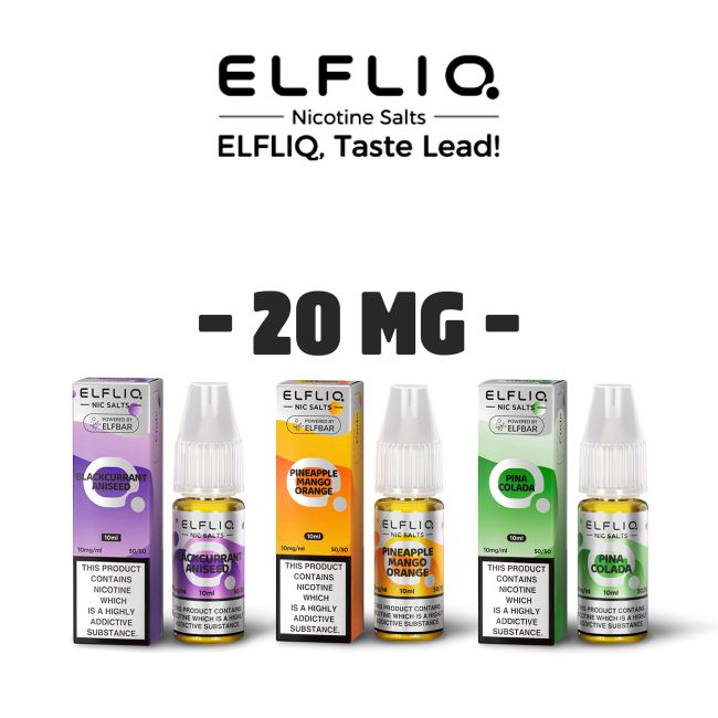 ELFLIQ BY ELFBAR NICOTINE SALTS - 20MG