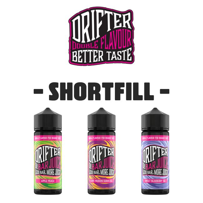 DRIFTER BAR JUICE 100ML SHORTFILLS