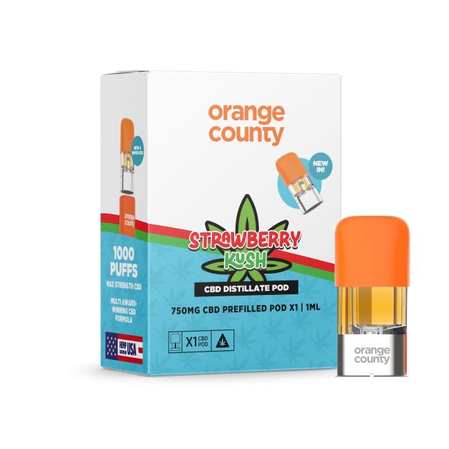ORANGE COUNTY CBD CALI RANGE 750MG REPLACEMENT CARTRIDGE