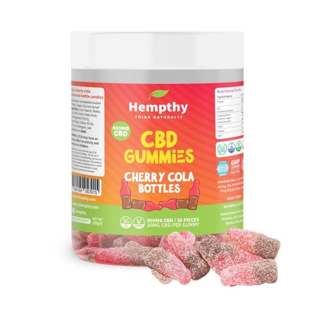 HEMPTHY CBD GUMMIES 1200MG TUB