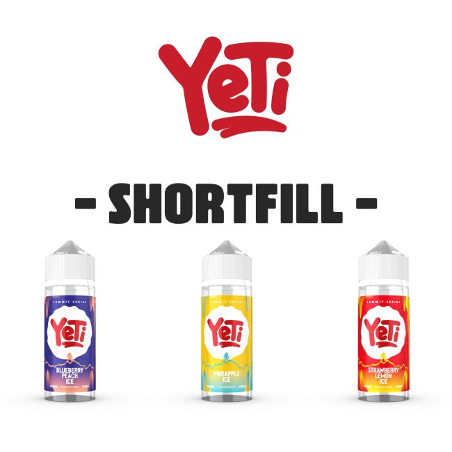 YETI SUMMIT SERIES 100ML SHORTFILLS